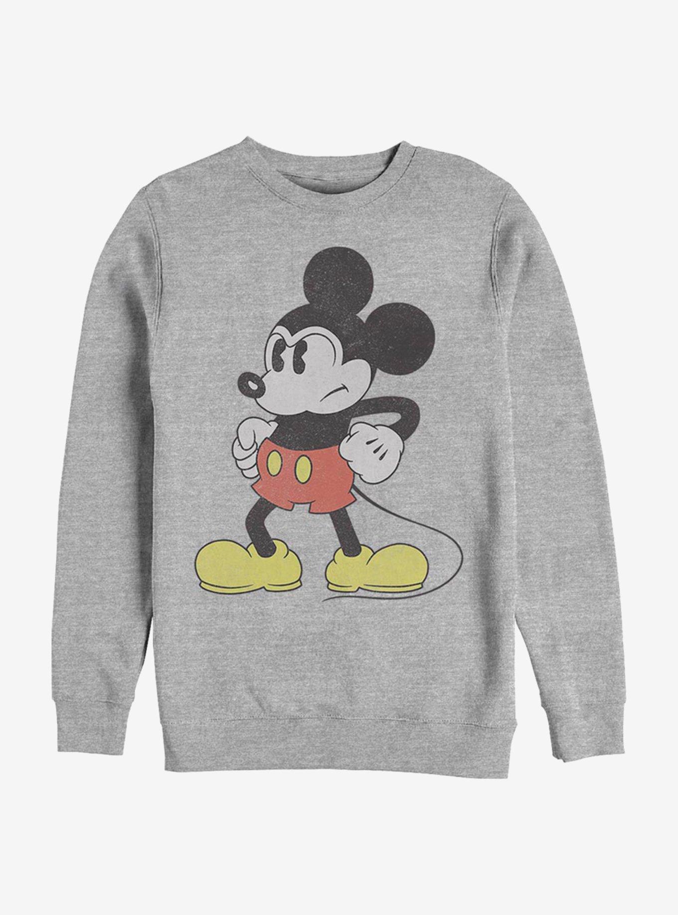 Disney Mickey Mouse Mightiest Mouse Crew Sweatshirt - GREY | Hot Topic