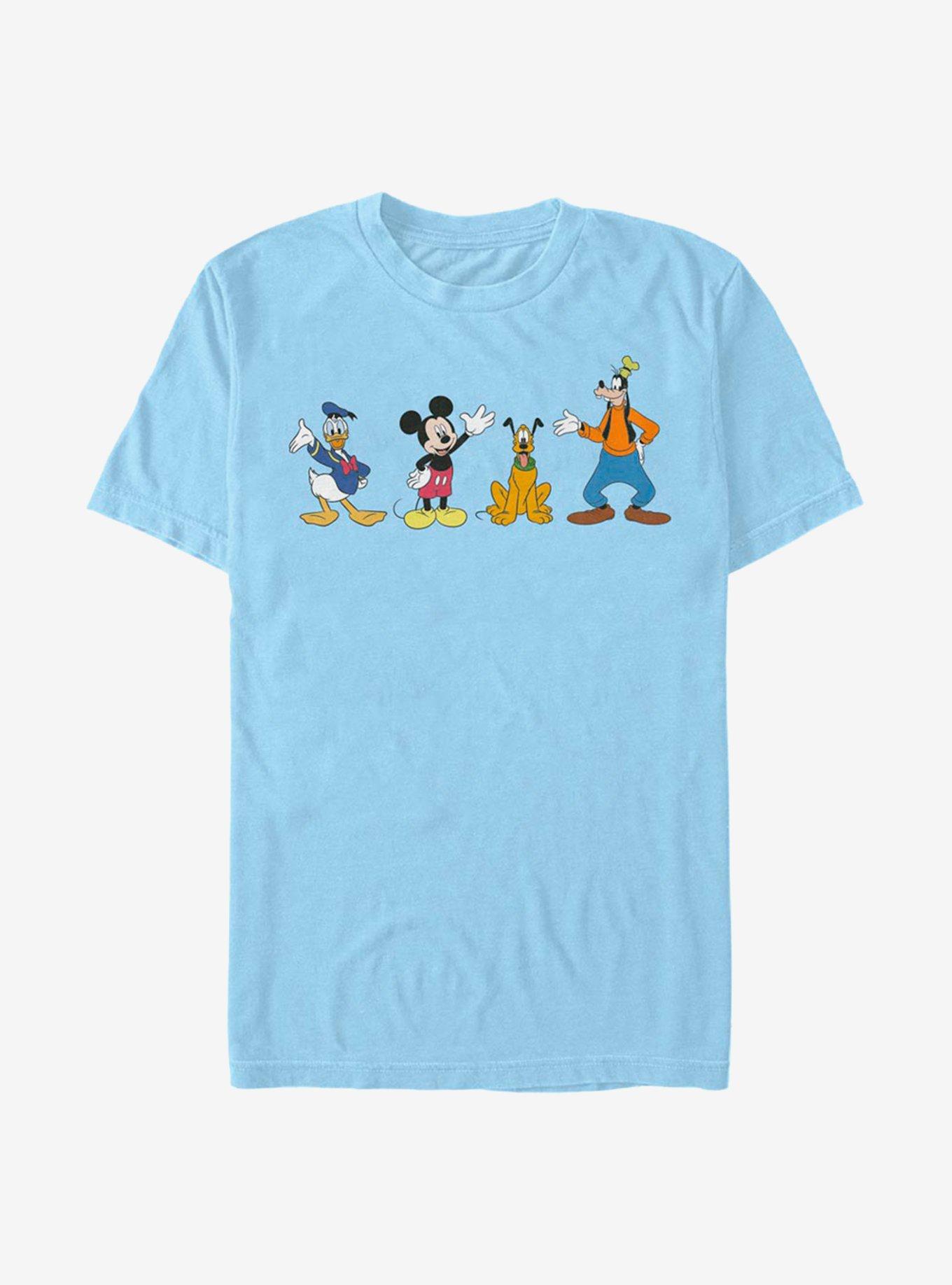 Disney Mickey Mouse & Friends Waving T-Shirt, LT BLUE, hi-res