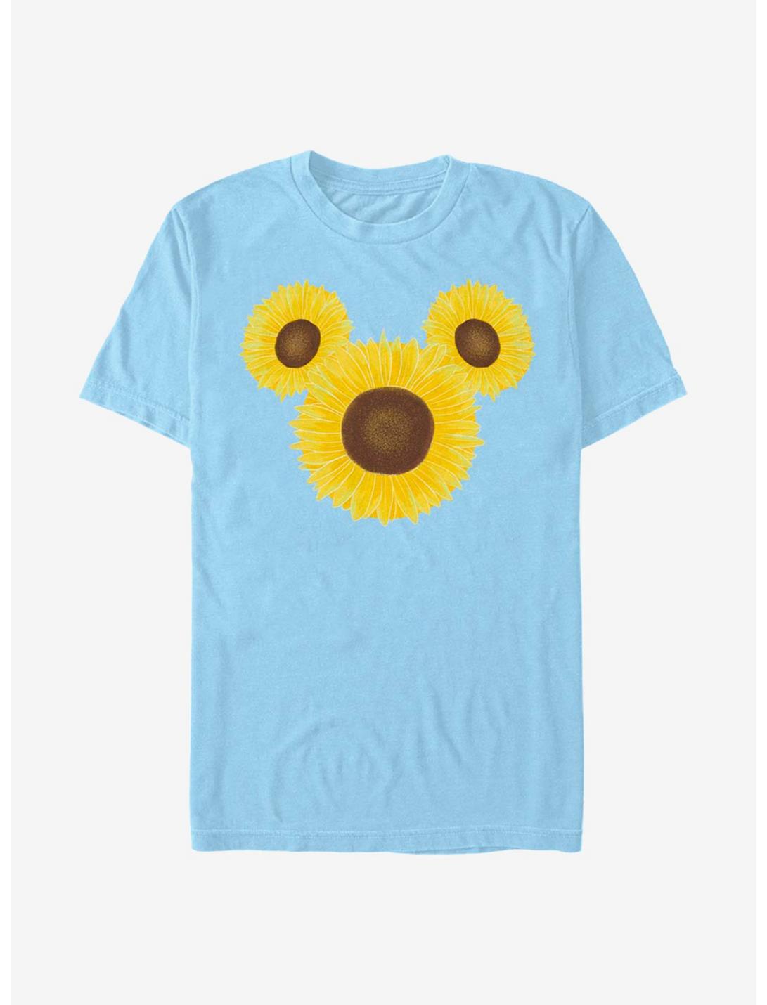 Disney Mickey Mouse Mickey Sunflower T-Shirt, LT BLUE, hi-res