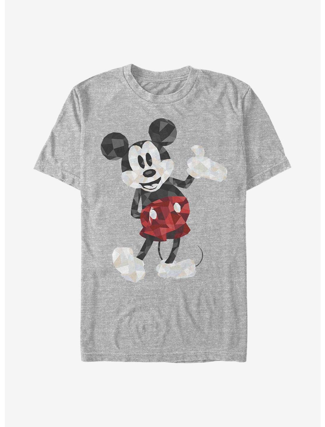 Disney Mickey Mouse Polygon T-Shirt, ATH HTR, hi-res
