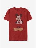 Disney Mickey Mouse Vintage Mickey T-Shirt, RED, hi-res