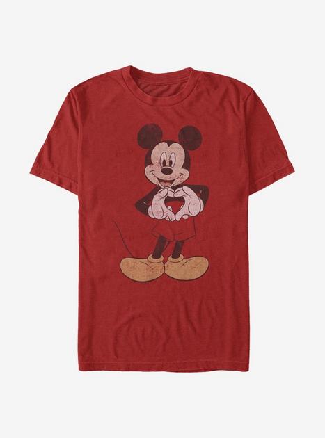 Disney Mickey Mouse Vintage Mickey T-Shirt - RED | Hot Topic