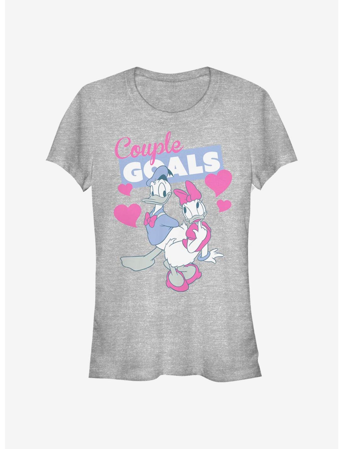 Disney Donald Duck Couple Goals Girls T-Shirt, ATH HTR, hi-res