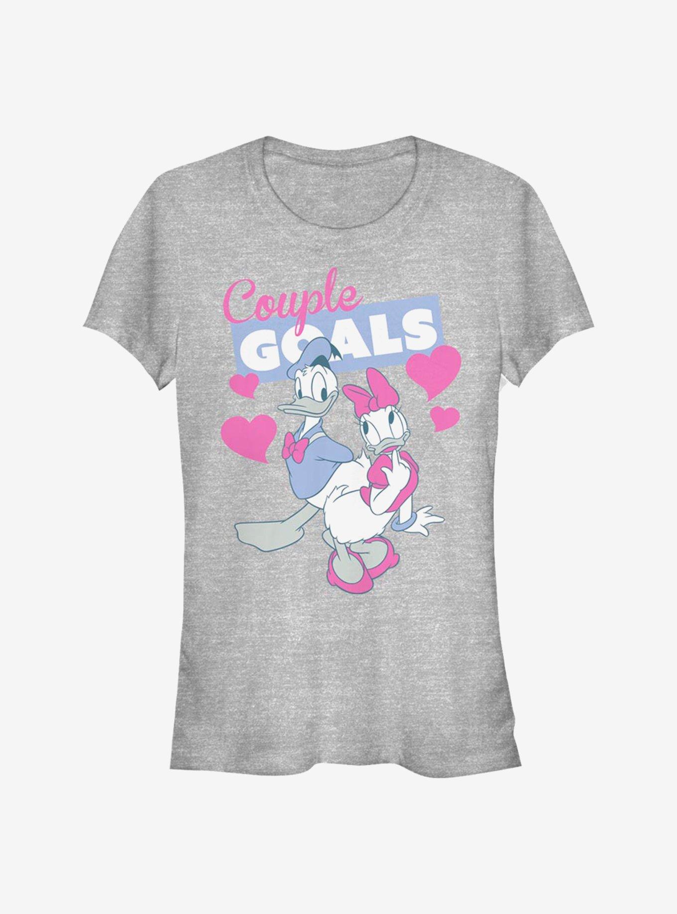 Disney Donald Duck & Daisy Duck Couple Goals Girls T-Shirt, ATH HTR, hi-res
