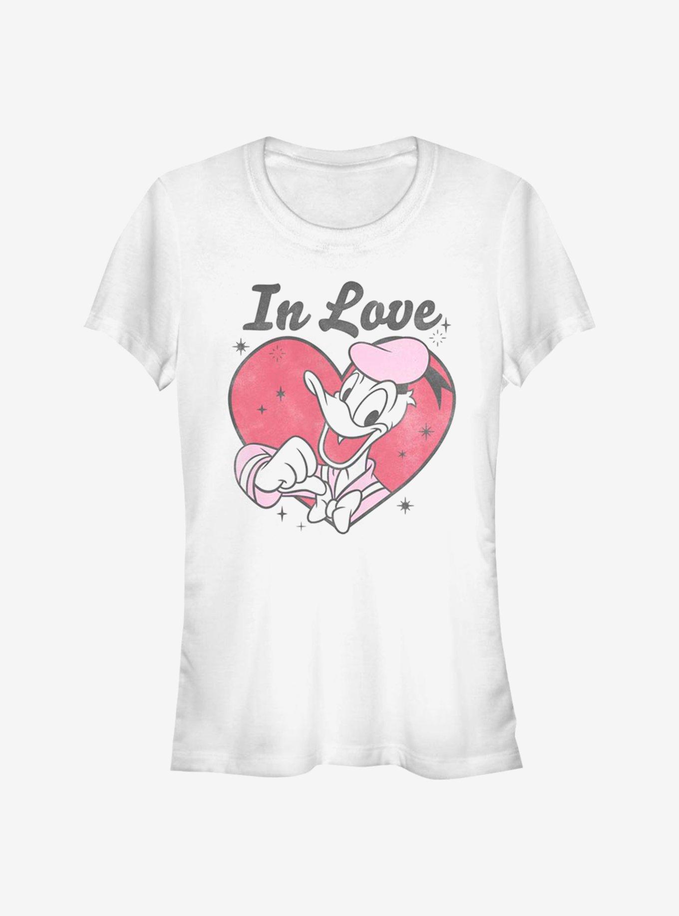 Disney Donald Duck In Love Donald Girls T-Shirt, , hi-res