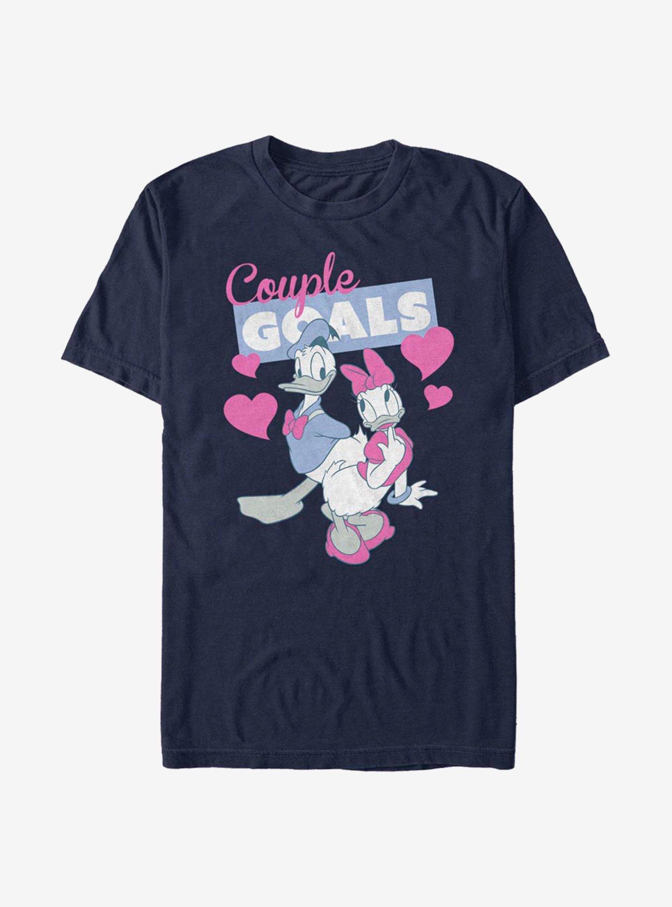 Disney Donald Duck & Daisy Duck Couple Goals T-Shirt, NAVY, hi-res