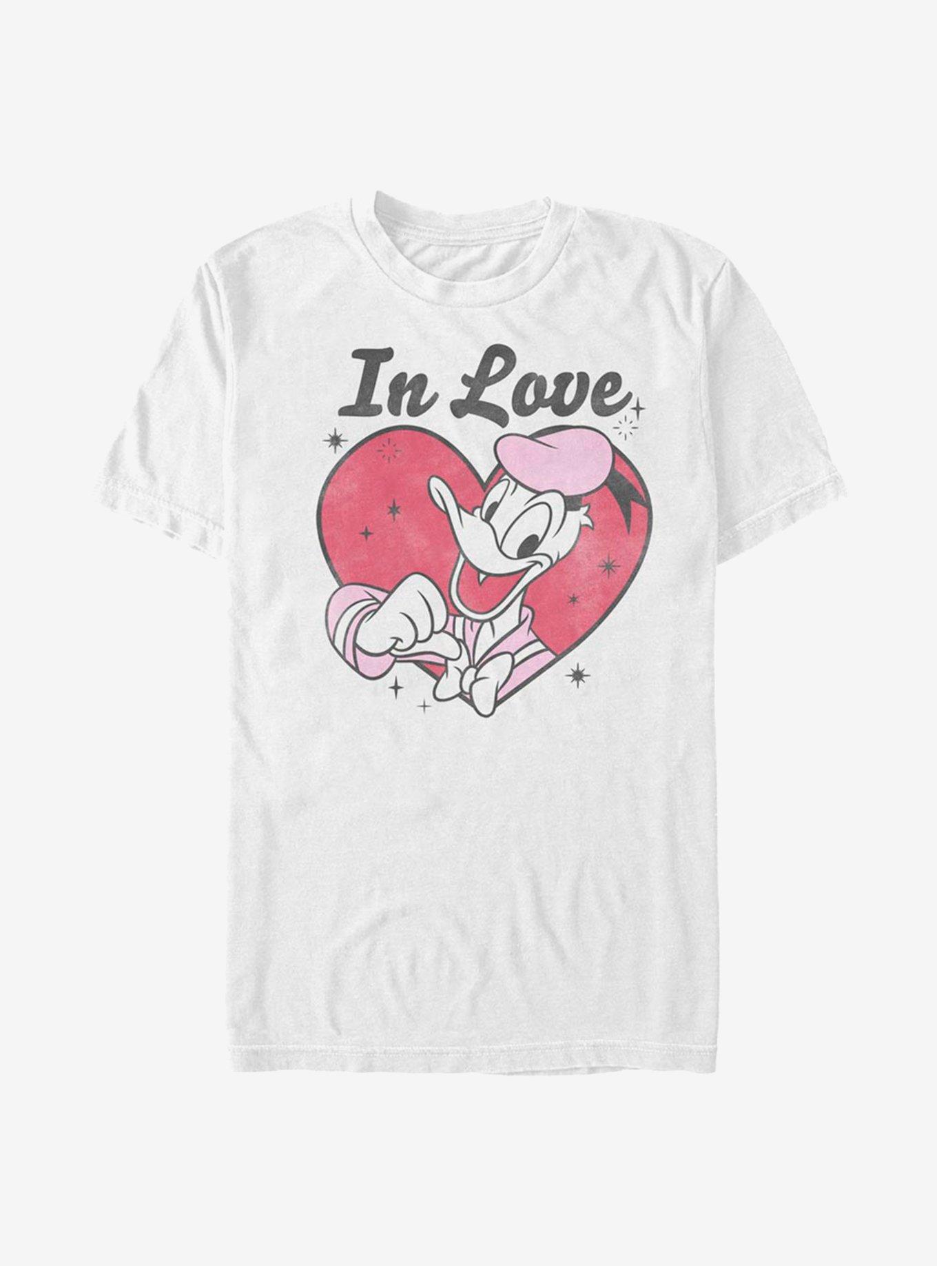 Disney Donald Duck In Love Donald T-Shirt