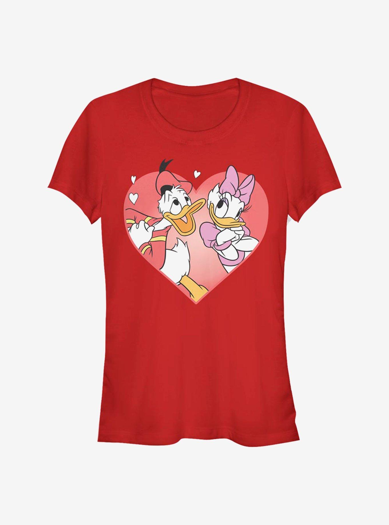 Disney Donald Duck & Daisy Duck Love Girls T-Shirt, RED, hi-res