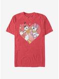 Disney Donald Duck Donald And Daisy Love T-Shirt, RED HTR, hi-res