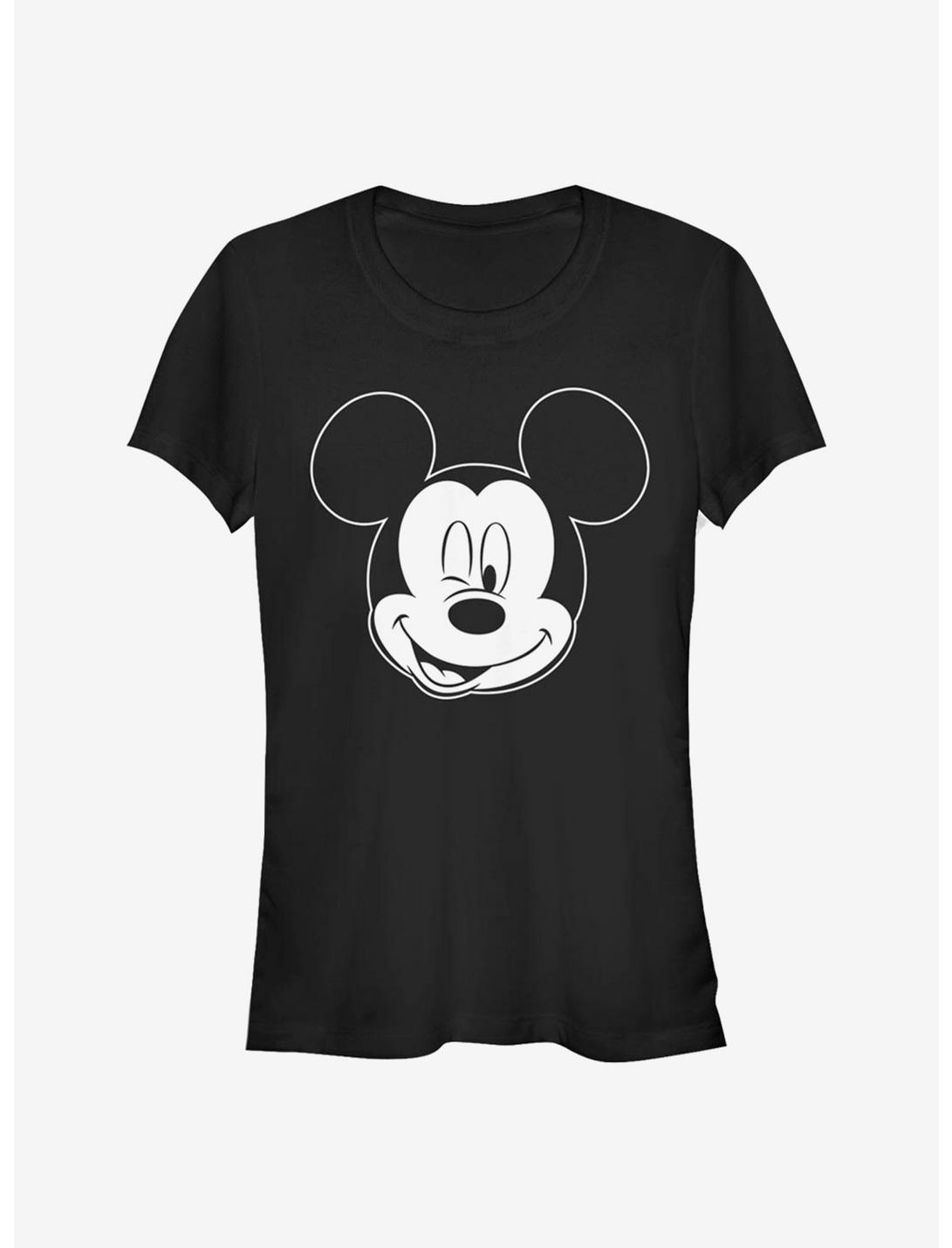 Disney Mickey Mouse Let Me Sleep Outline Girls T-Shirt, BLACK, hi-res