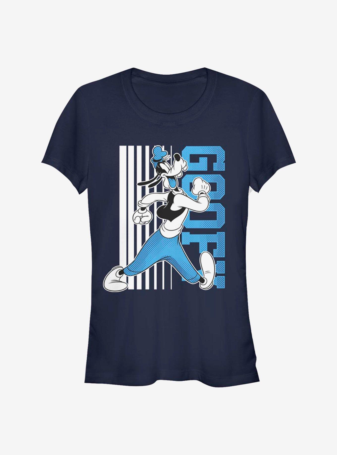 Disney Goofy Walks Girls T-Shirt, NAVY, hi-res