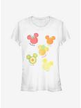 Disney Mickey Mouse Assorted Fruit Girls T-Shirt, WHITE, hi-res