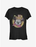Disney Mickey Mouse Cowboy Mickey Girls T-Shirt, BLACK, hi-res