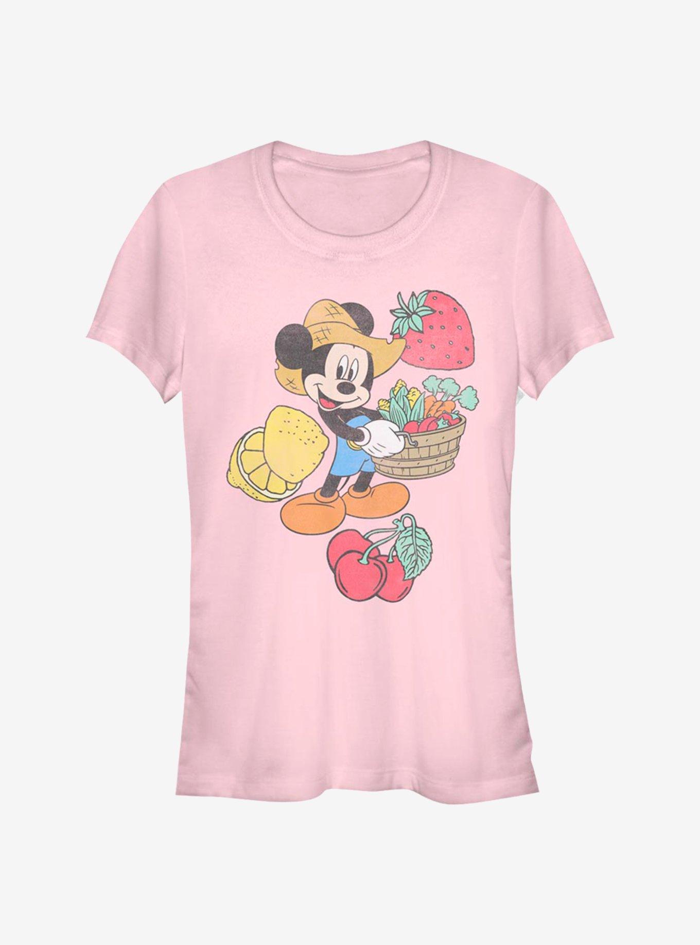 Disney Mickey Mouse Farmer Mickey Girls T-Shirt, LIGHT PINK, hi-res