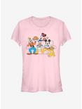 Disney Mickey Mouse Friendsgiving Girls T-Shirt, LIGHT PINK, hi-res