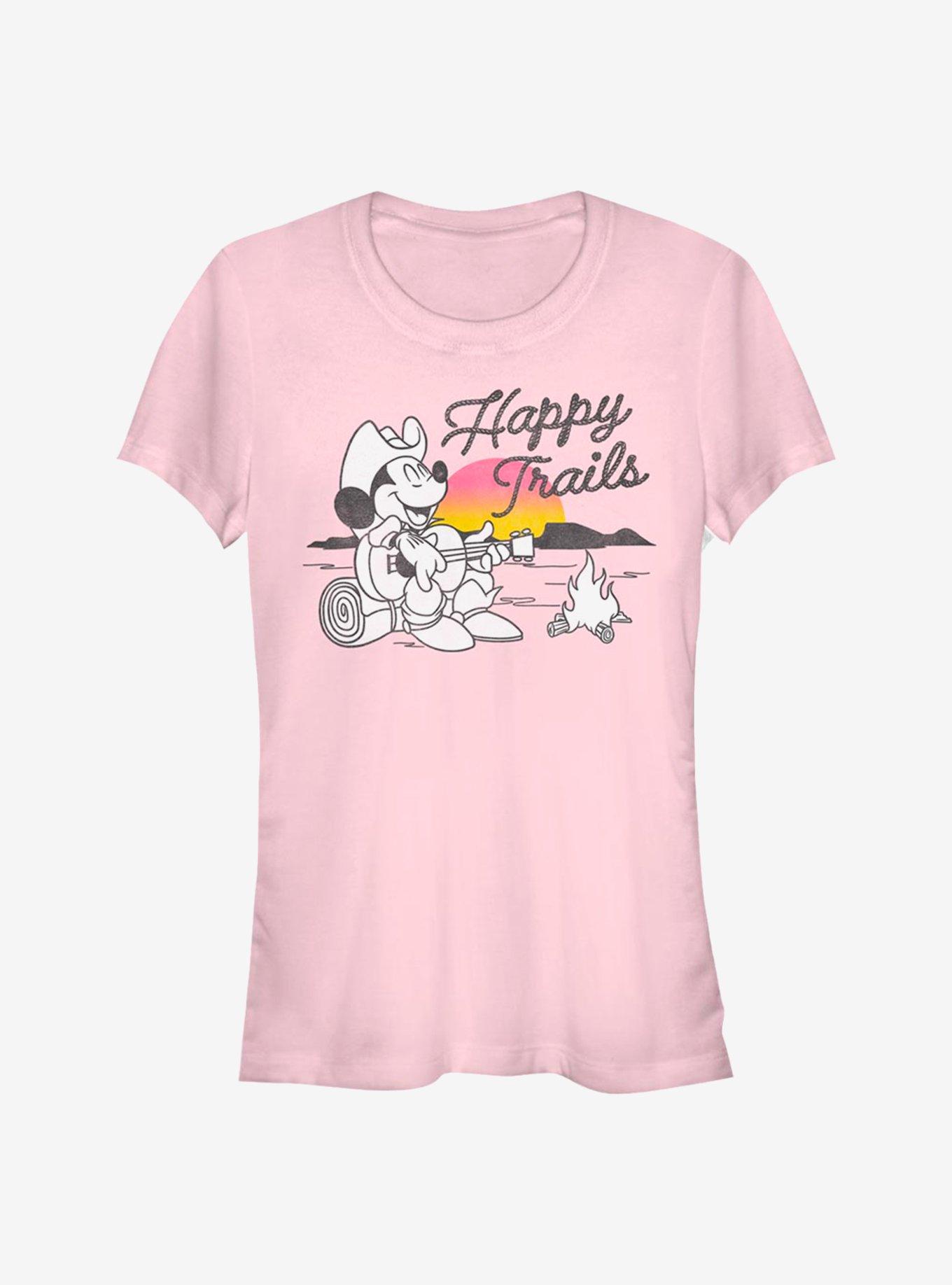 Disney Mickey Mouse Happy Trails Girls T-Shirt, LIGHT PINK, hi-res