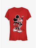 Disney Mickey Mouse Mickey Graffiti Girls T-Shirt, RED, hi-res