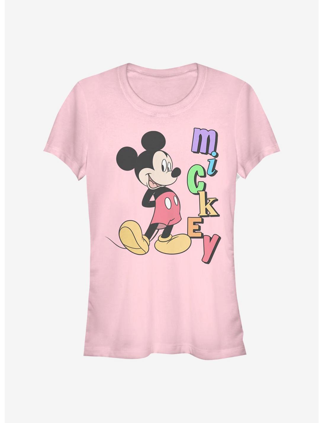 Disney Mickey Mouse Mickey Name Girls T-Shirt, LIGHT PINK, hi-res