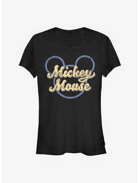 Disney Mickey Mouse Mickey Script Girls T-Shirt, , hi-res