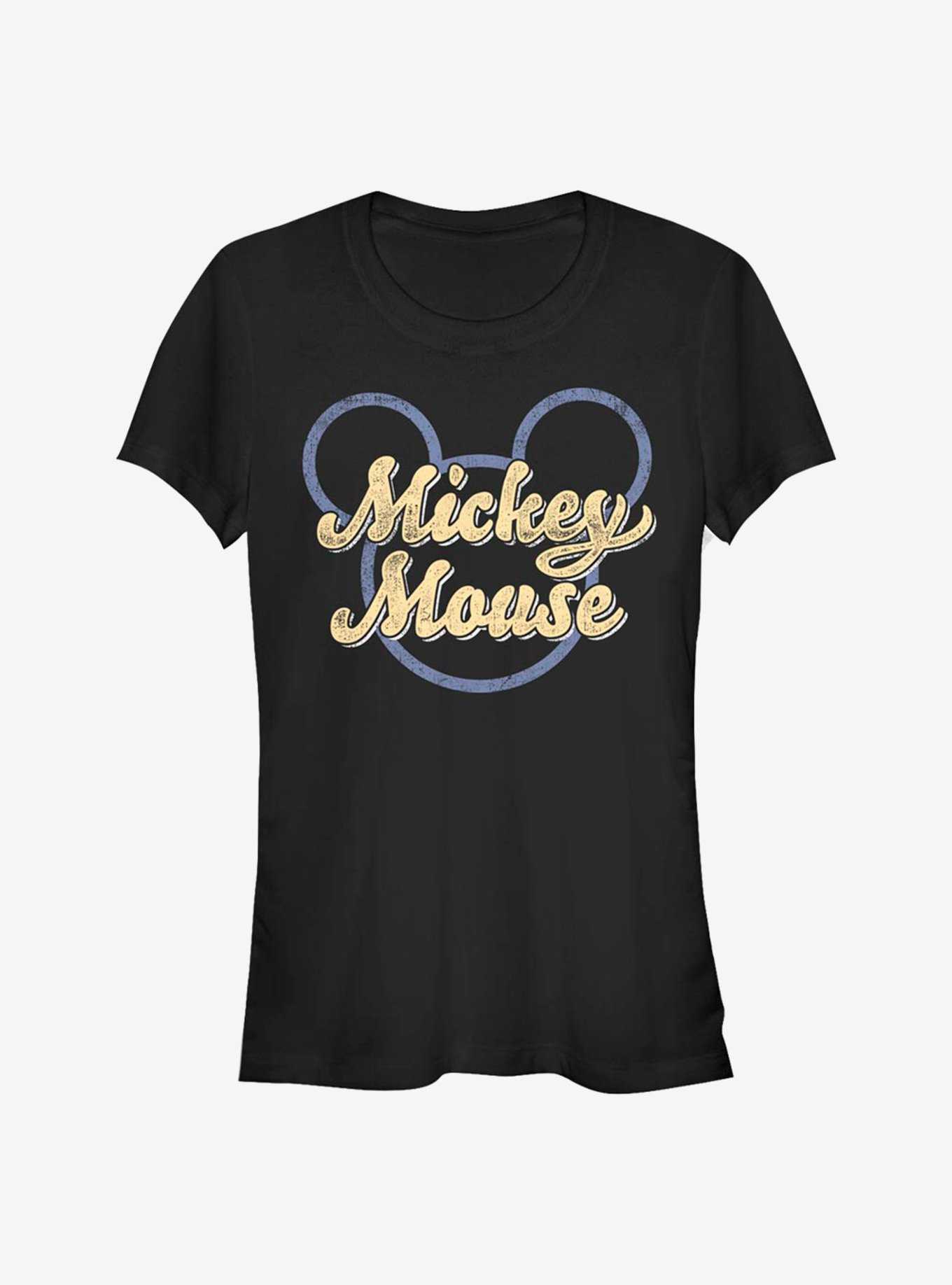 Disney Mickey Mouse Mickey Script Girls T-Shirt, , hi-res