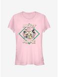 Disney Mickey Mouse Minnie And Mickey Forever Girls T-Shirt, LIGHT PINK, hi-res