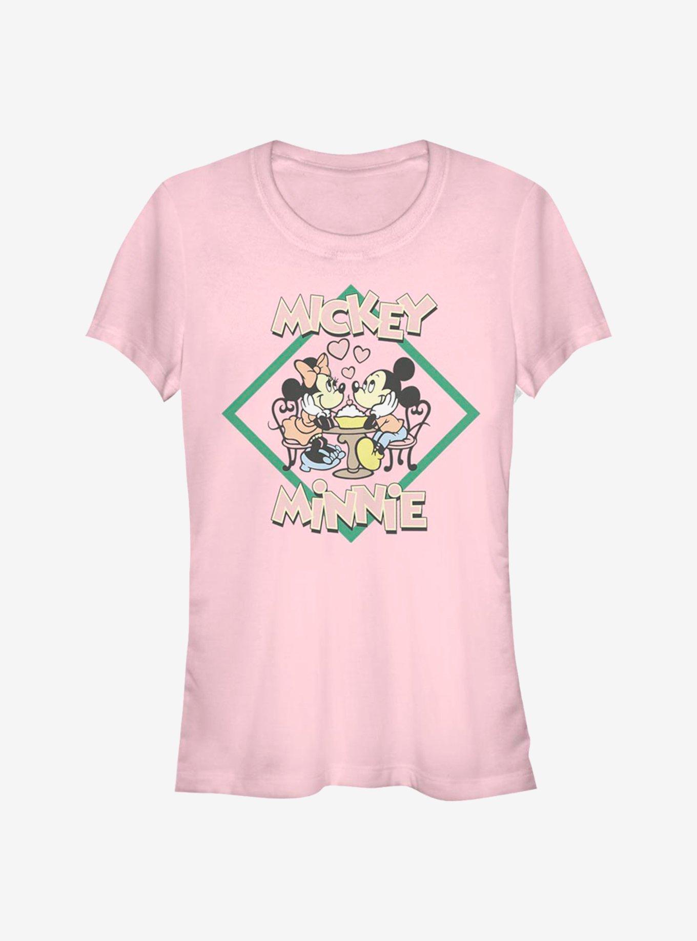 Disney Mickey Mouse Minnie And Mickey Forever Girls T-Shirt, LIGHT PINK, hi-res