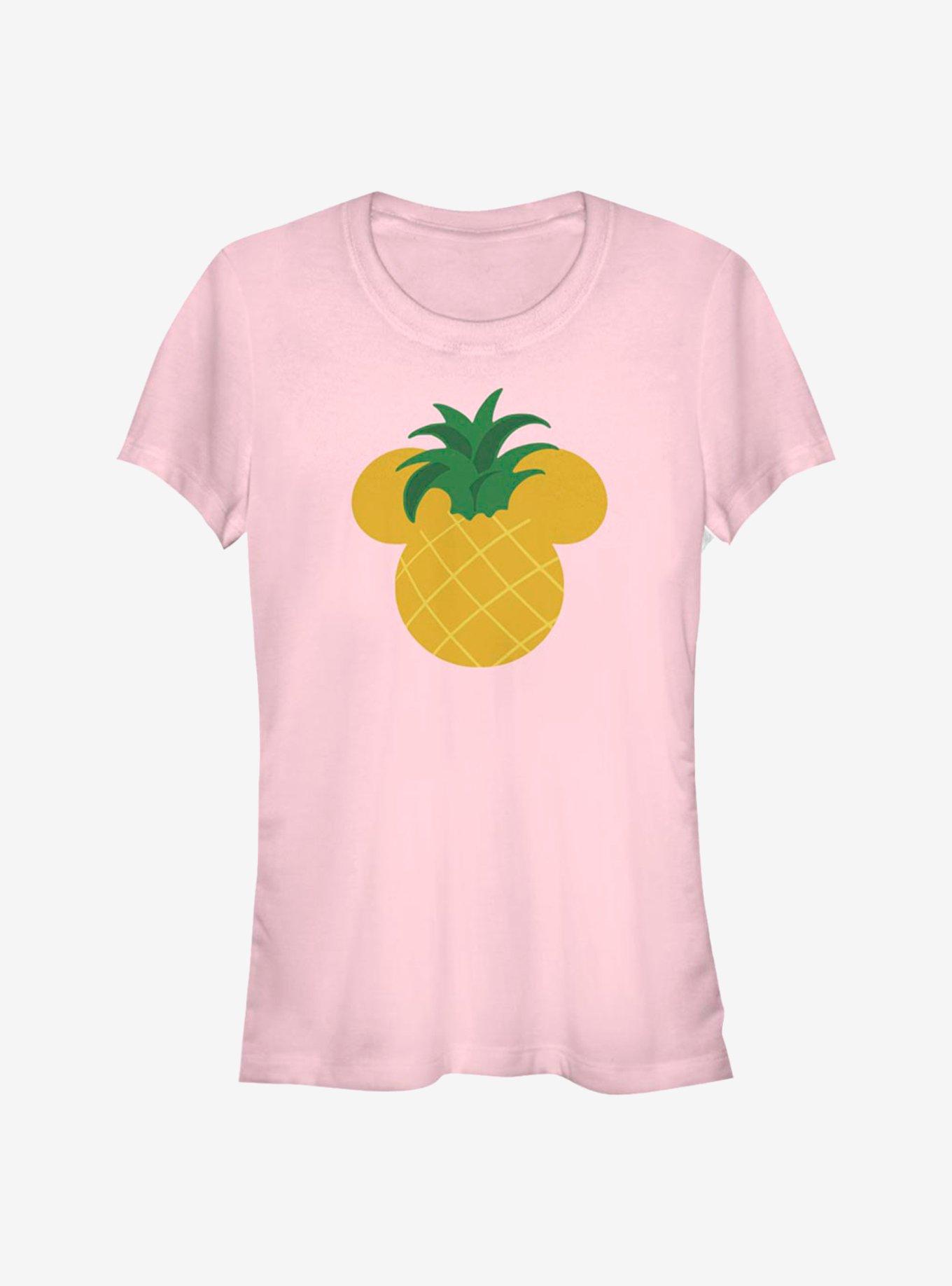 Disney Mickey Mouse Pineapple Ears Girls T-Shirt - PINK | Hot Topic