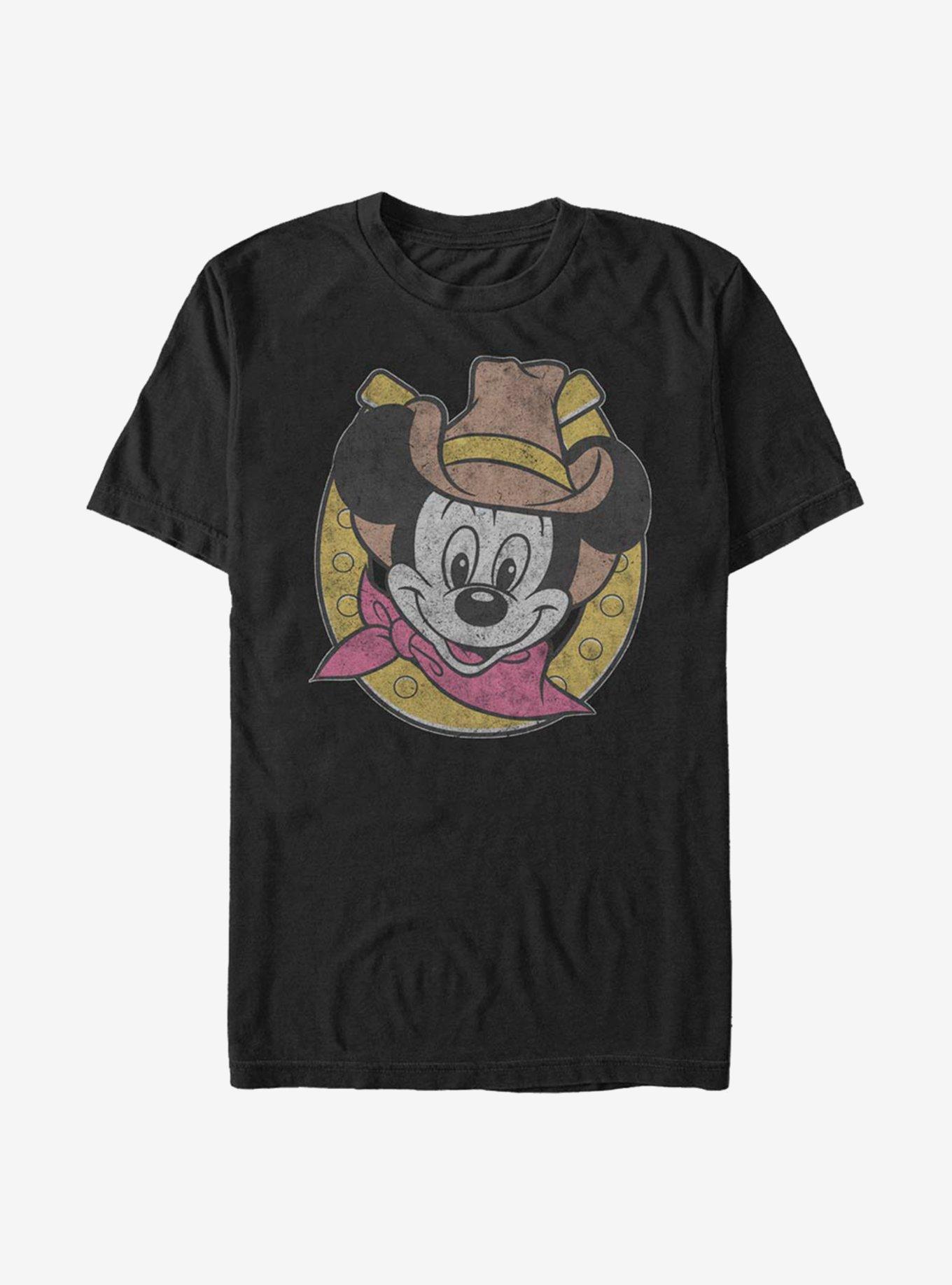 Disney Mickey Mouse Cowboy Mickey T-Shirt, BLACK, hi-res