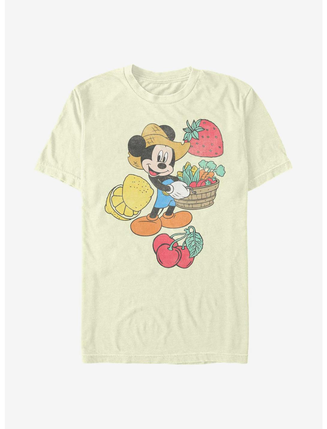 Disney Mickey Mouse Farmer Mickey T-Shirt, NATURAL, hi-res