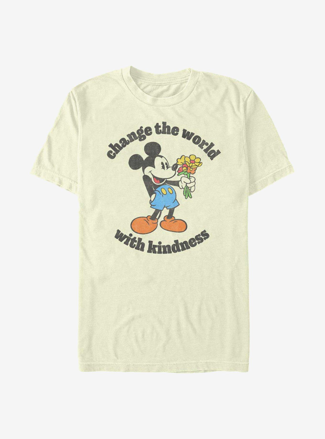 Disney Mickey Mouse Kindness T-Shirt, NATURAL, hi-res