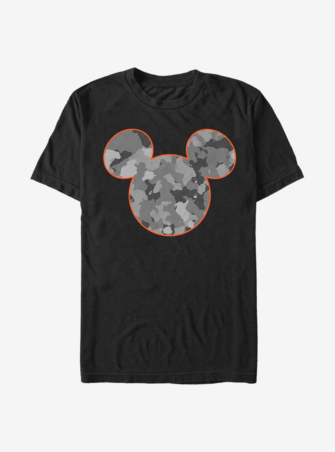 Disney Mickey Mouse Mickeys Camo T-Shirt, BLACK, hi-res