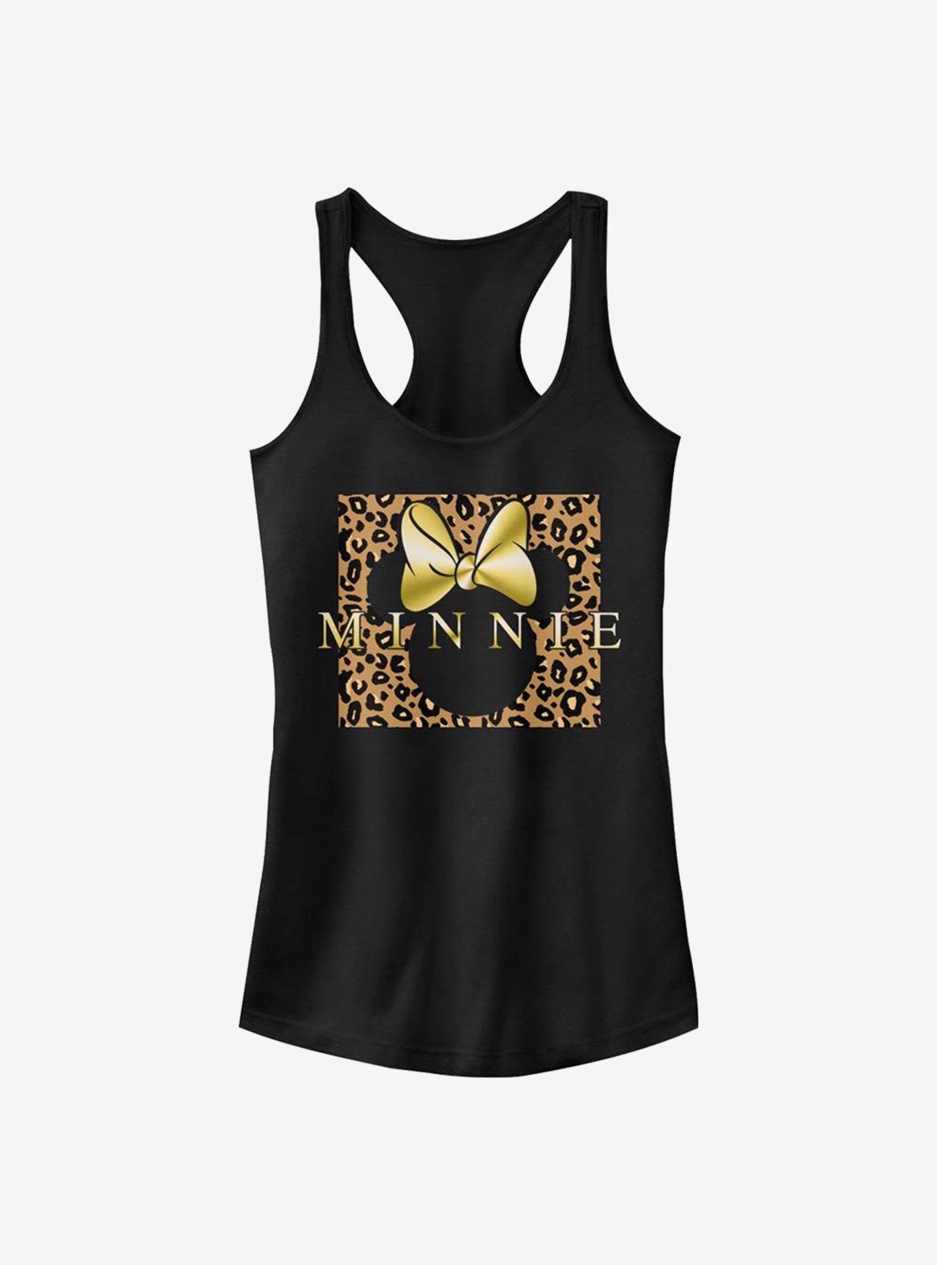 Disney Minnie Mouse Leopard Square Minnie Girls Tank, , hi-res