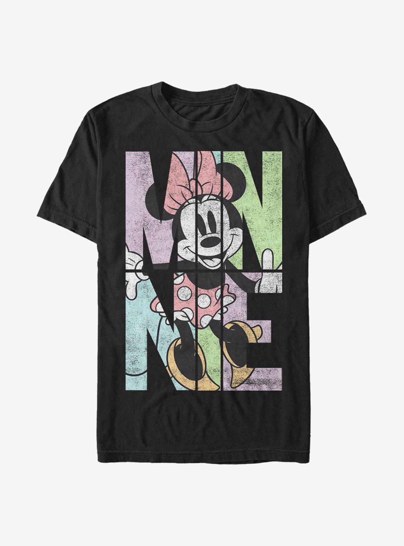 Disney Minnie Mouse Name Fill T-Shirt, BLACK, hi-res