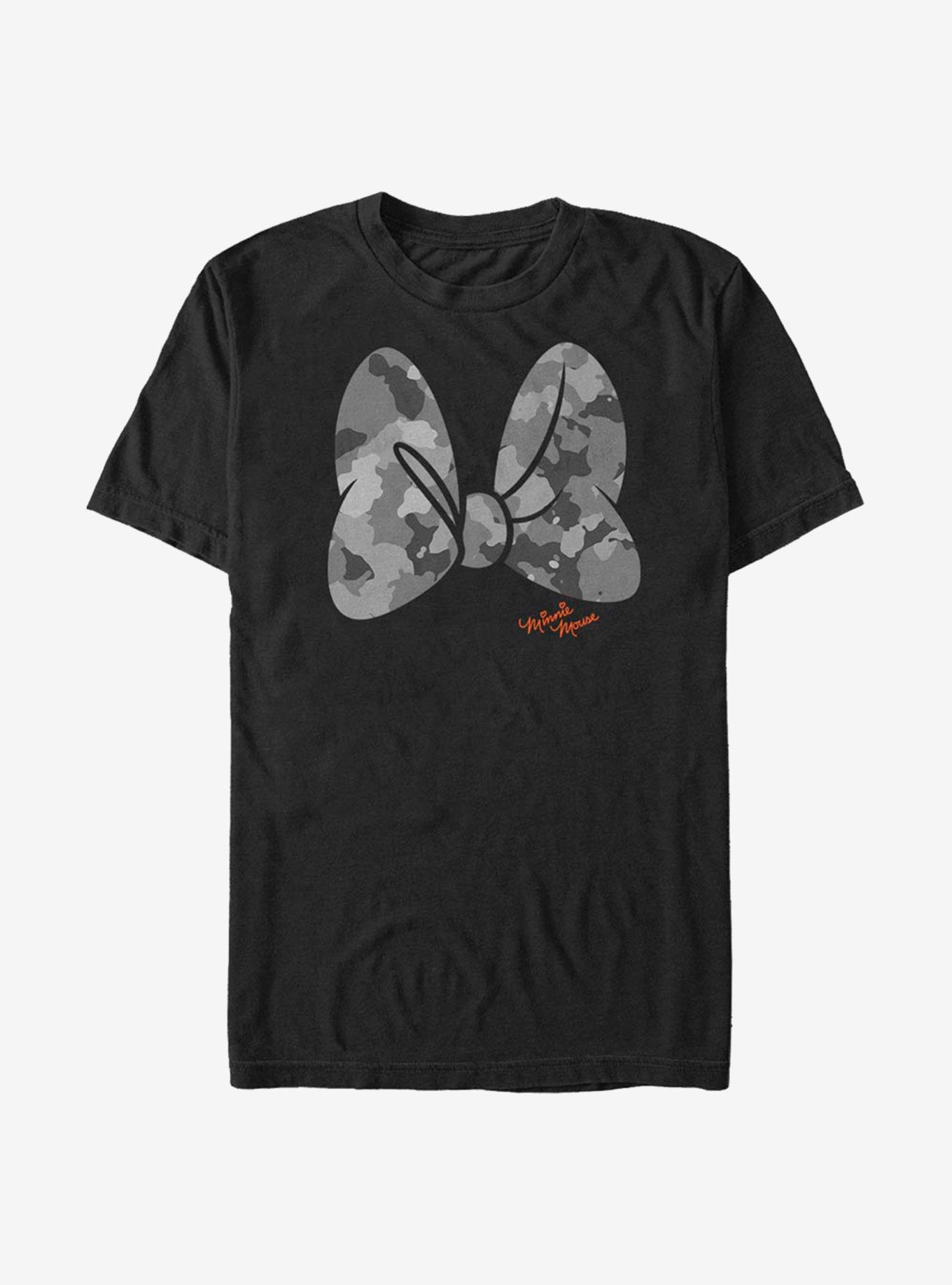 Disney Minnie Mouse Minnies Camo T-Shirt, BLACK, hi-res