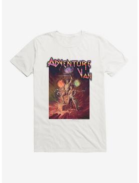 Adventure Van Twilight On Bravas Book Cover Art T-Shirt, WHITE, hi-res