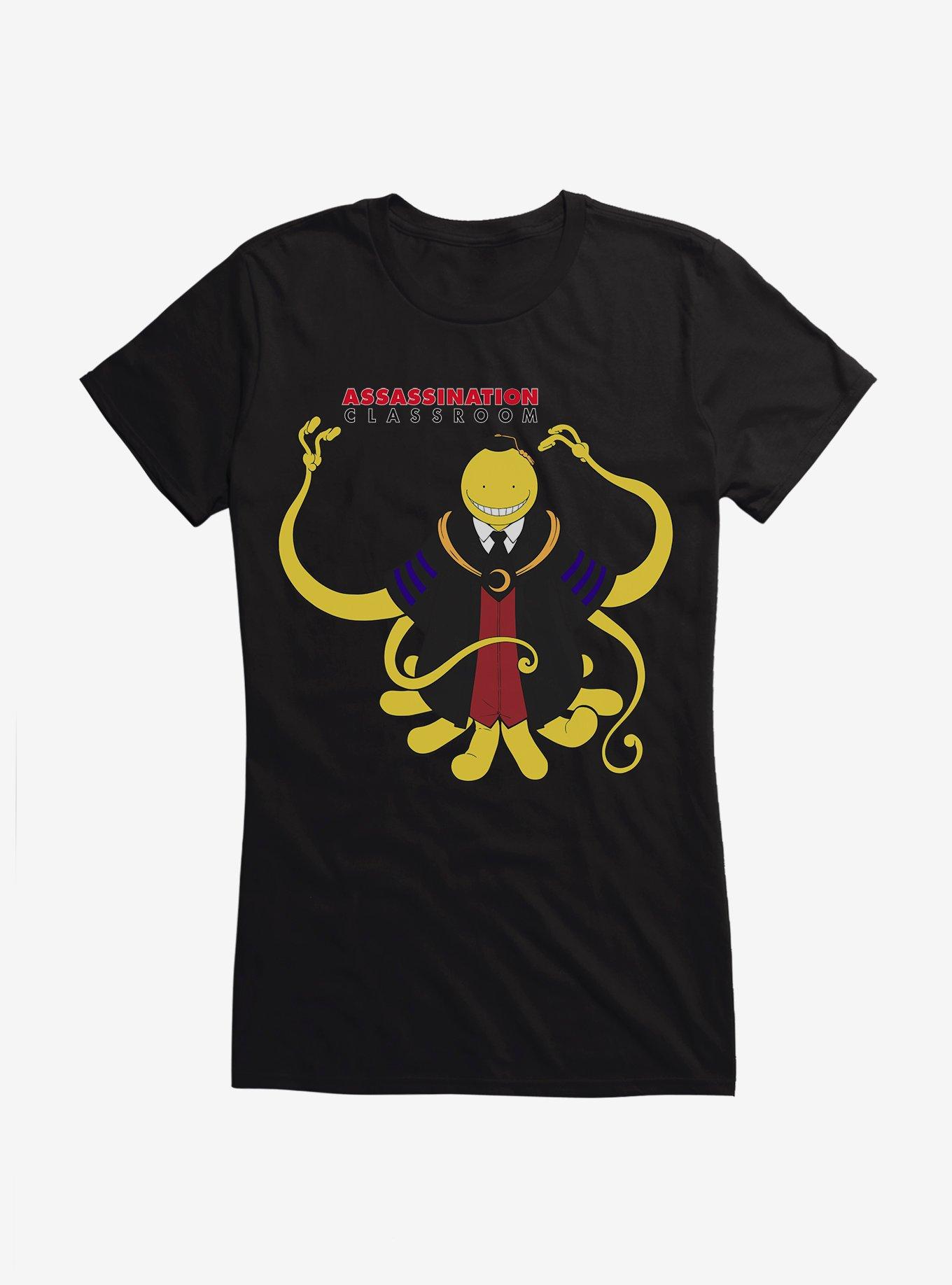 Assassination Classroom Koro-Sensei Girls T-Shirt, BLACK, hi-res