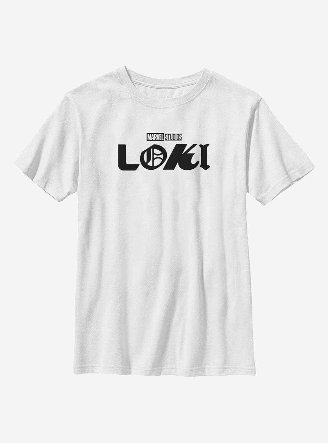 Marvel Loki Logo Youth T-Shirt, BLACK, hi-res