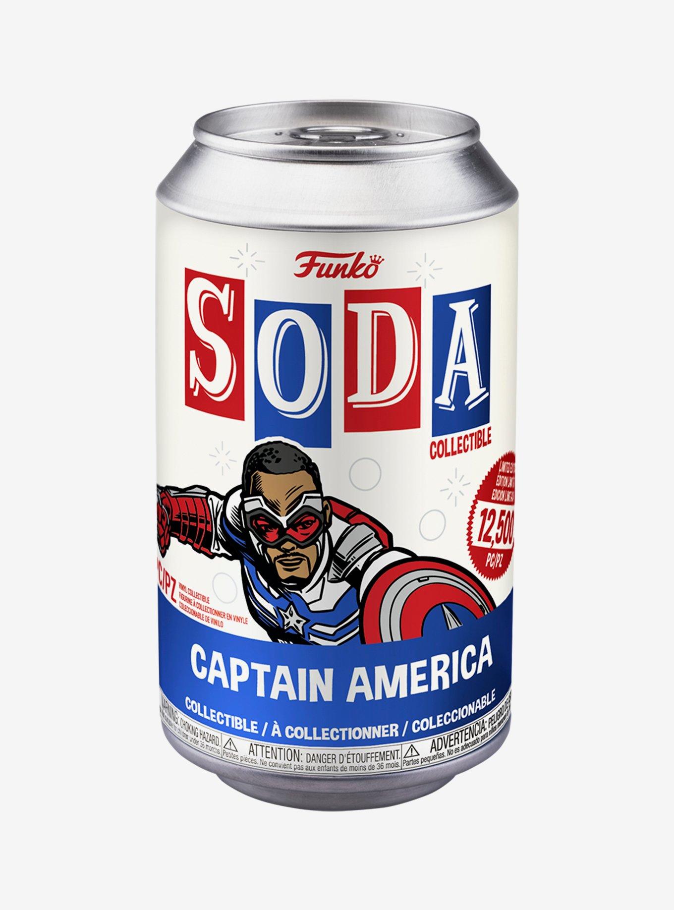 Funko SODA Marvel The Falcon and the Winter Soldier Captain America Vinyl Figure, , hi-res