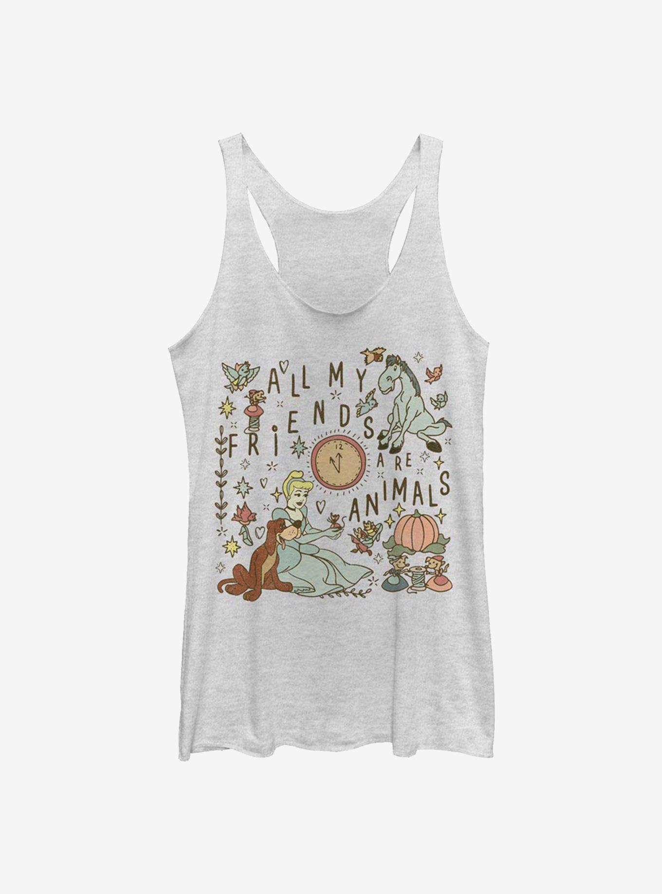 Disney Cinderella All My Friends Are Animals Redux Womens Tank Top, , hi-res