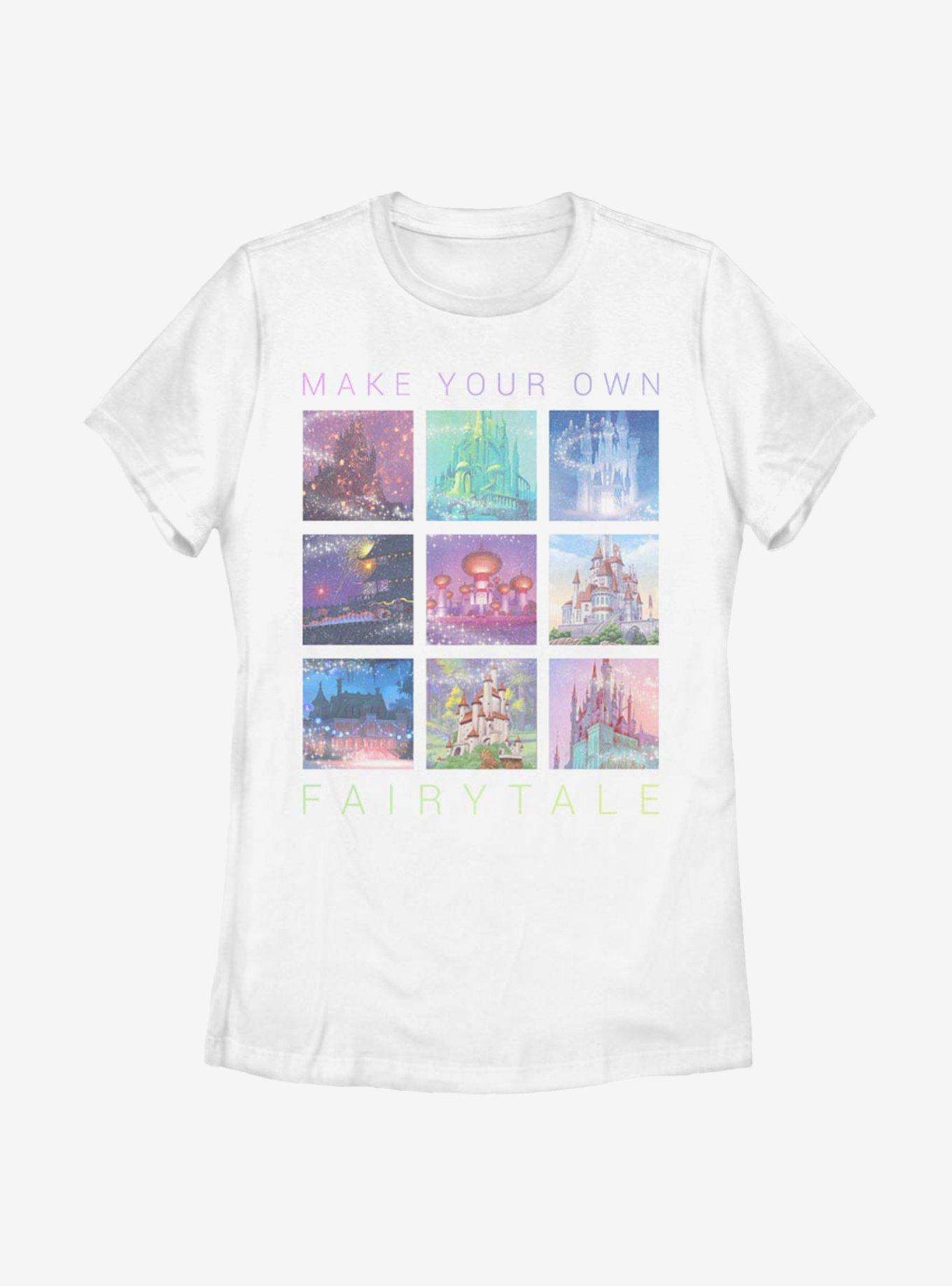 Disney Princesses Castles Womens T-Shirt, , hi-res