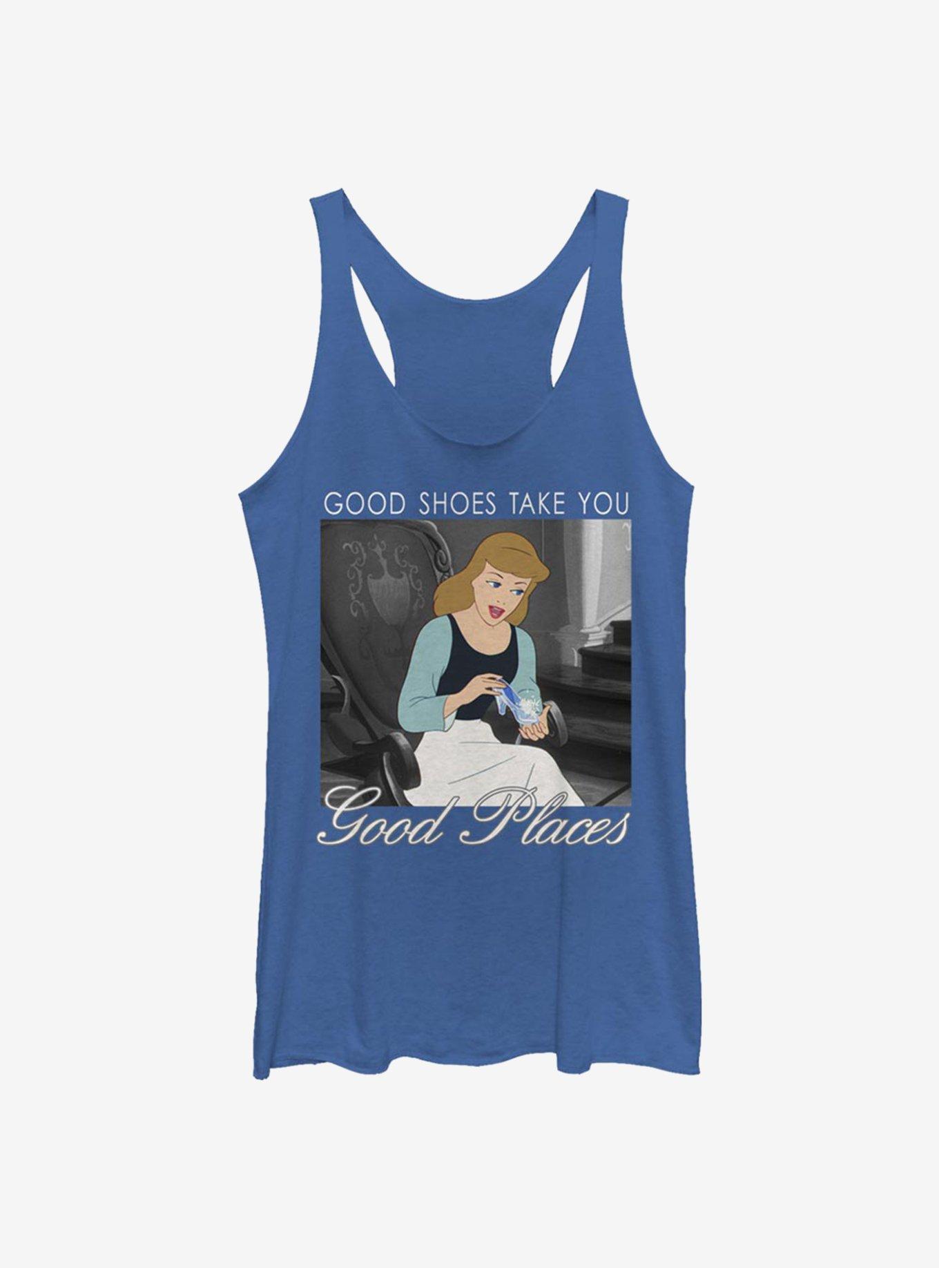 Disney Cinderella Shoes Womens Tank Top, , hi-res