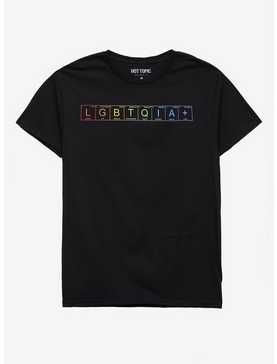 LGBTQIA Plus Periodic Table Rainbow T-Shirt, , hi-res