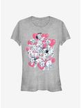 Disney 101 Dalmatians Dalmatian Group Valentine Girls T-Shirt, ATH HTR, hi-res