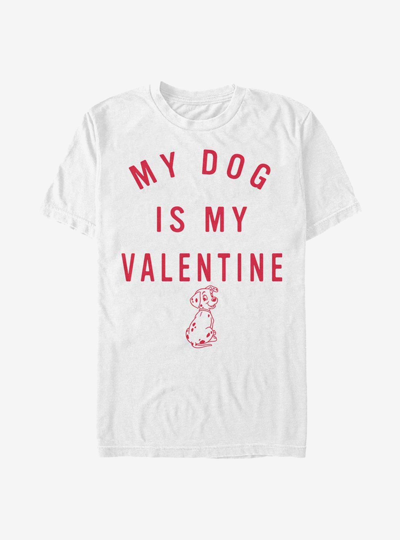 Disney 101 Dalmatians Valentine Pup T-Shirt, WHITE, hi-res