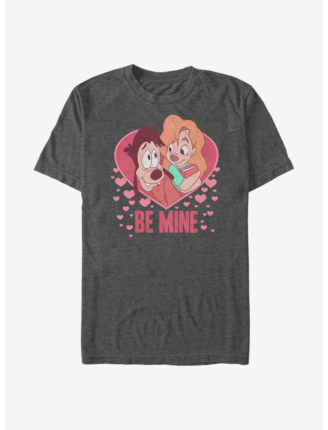 Disney A Goofy Movie Max And Roxanne Be Mine T-Shirt, CHAR HTR, hi-res