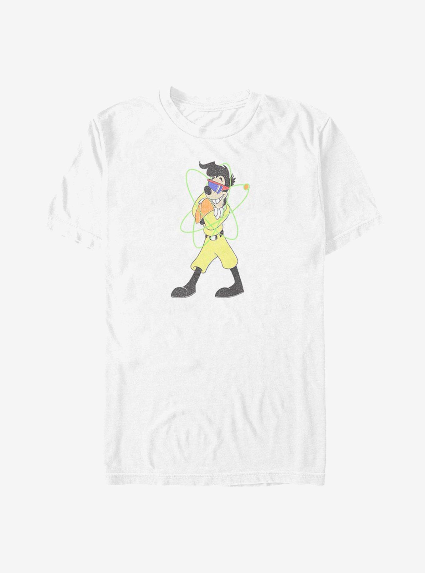 Disney A Goofy Movie Powerline Poster T-Shirt, WHITE, hi-res