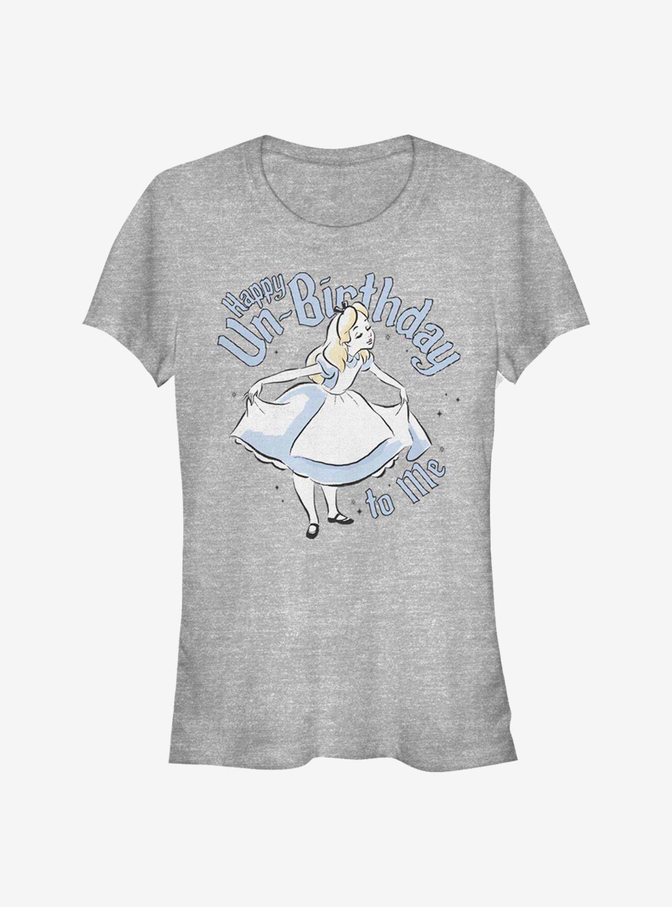 Disney Alice In Wonderland Alice Un-Birthday Girls T-Shirt, ATH HTR, hi-res