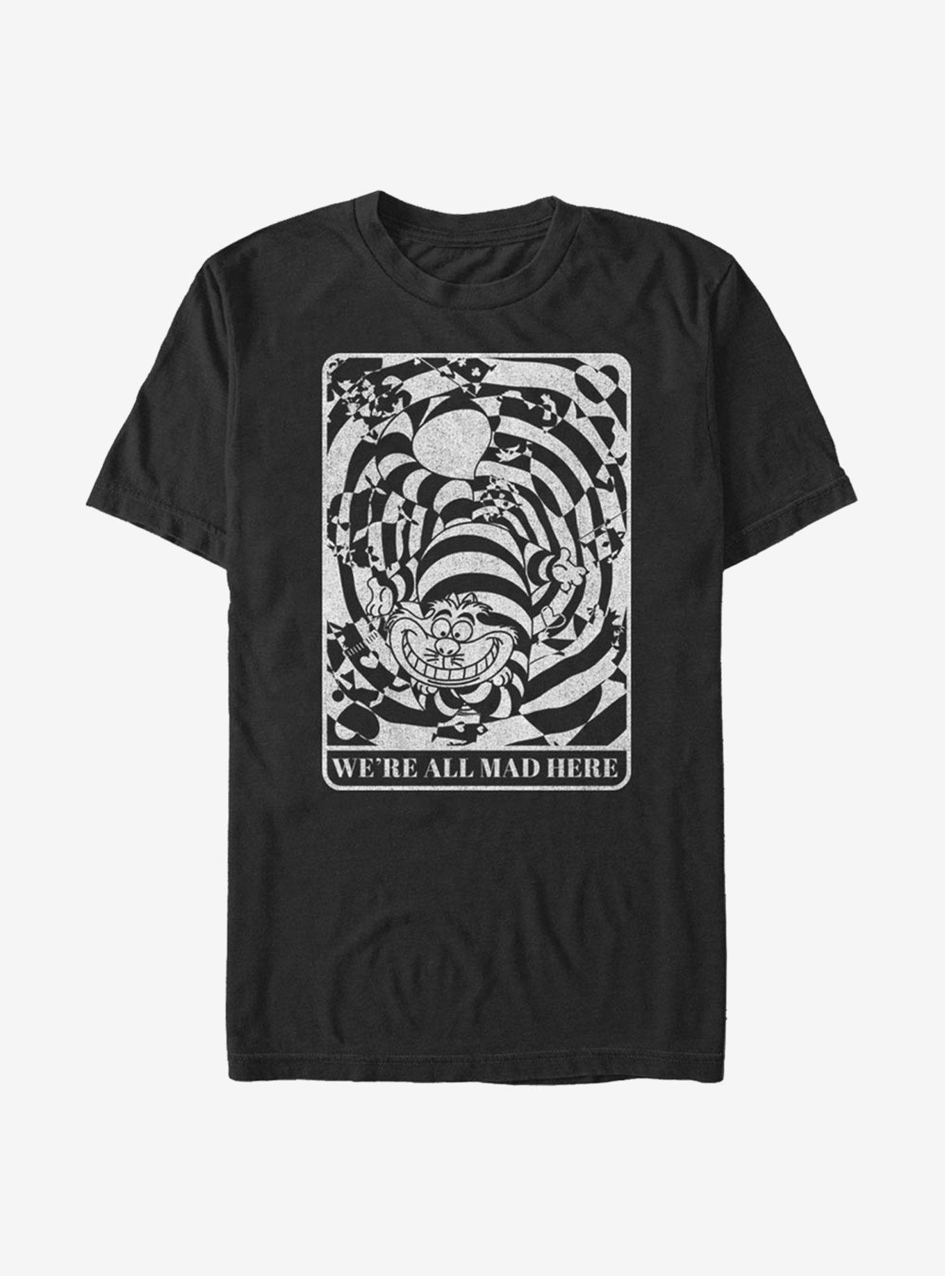 Disney Alice In Wonderland Mad Here Card T-Shirt, , hi-res