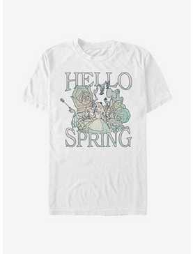 Disney Alice In Wonderland Spring Garden Alice T-Shirt, WHITE, hi-res