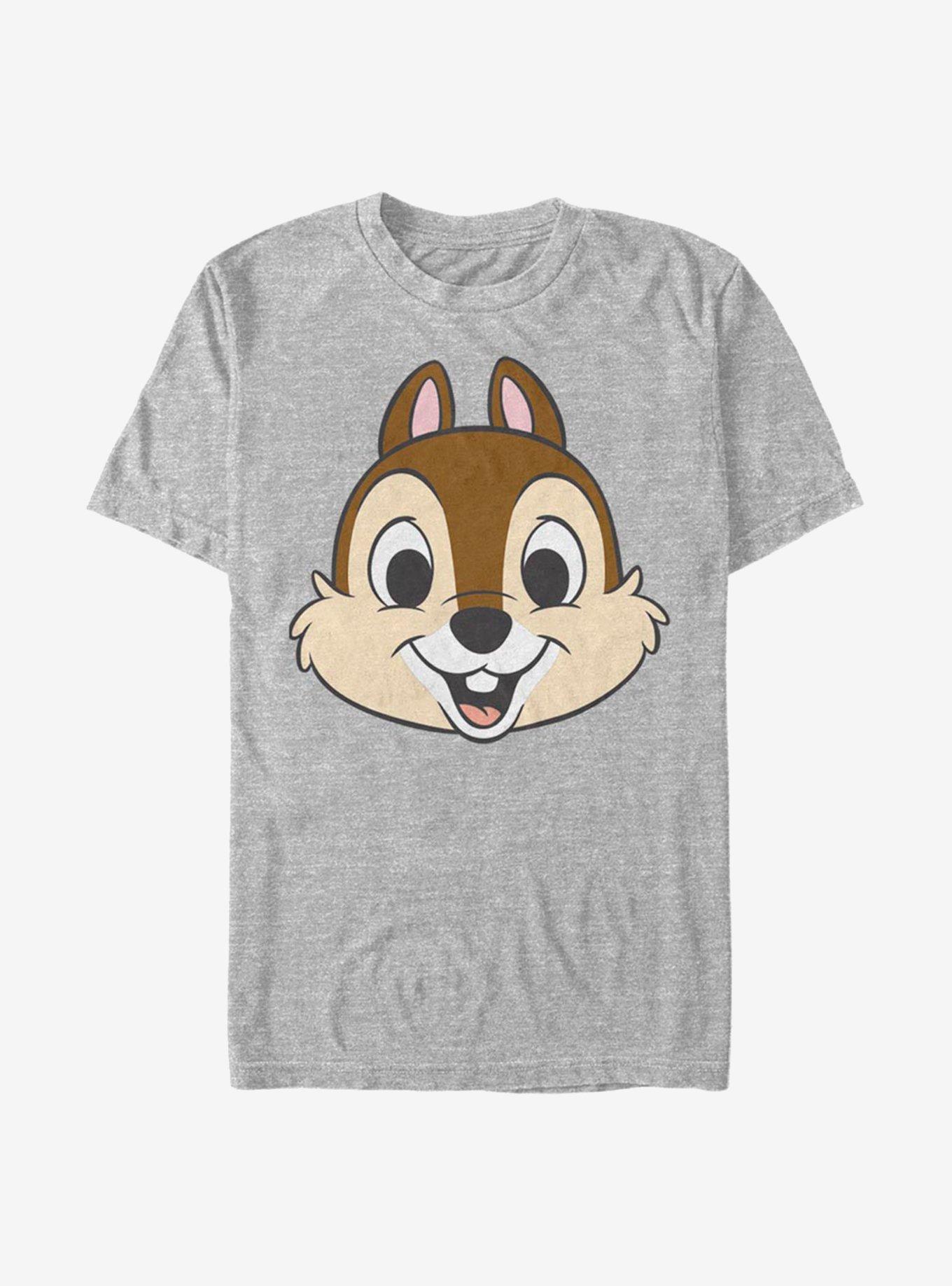 Disney Chip N' Dale Chip Big Face T-Shirt, ATH HTR, hi-res